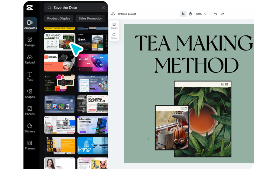 Kies een sjabloon en pas deze aan